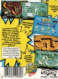 Box back cover for Professional BMX Simulator on the Amstrad CPC.