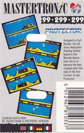 Box back cover for Protector on the Amstrad CPC.