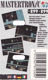 Box back cover for Psycho Hopper on the Amstrad CPC.