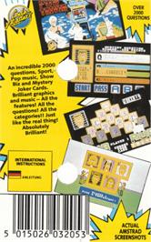 Box back cover for Pub Trivia Simulator on the Amstrad CPC.