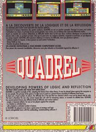 Box back cover for Quadrel on the Amstrad CPC.