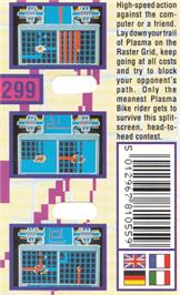 Box back cover for Raster Runner on the Amstrad CPC.