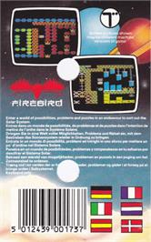 Box back cover for Realm on the Amstrad CPC.