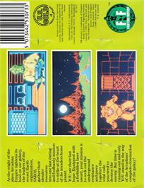 Box back cover for Rebel Planet on the Amstrad CPC.