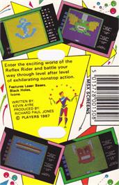 Box back cover for Reflex on the Amstrad CPC.