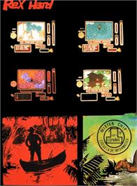 Box back cover for Rex Hard on the Amstrad CPC.