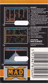 Box back cover for Rockford: The Arcade Game on the Amstrad CPC.
