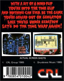 Box back cover for Rocky Horror Show, The on the Amstrad CPC.