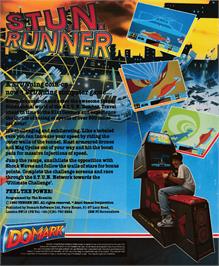 Box back cover for S.T.U.N. Runner on the Amstrad CPC.