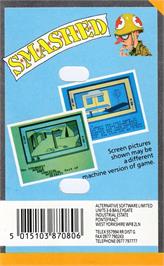 Box back cover for SMASHED on the Amstrad CPC.