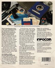 Box back cover for Seastalker on the Amstrad CPC.