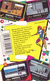 Box back cover for Shanghai Warriors on the Amstrad CPC.