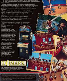 Box back cover for Skull & Crossbones on the Amstrad CPC.