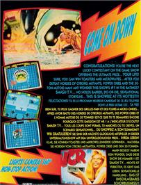 Box back cover for Smash T.V. on the Amstrad CPC.