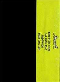 Box back cover for Snooker on the Amstrad CPC.