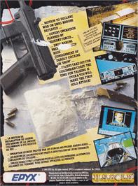 Box back cover for Snow Strike on the Amstrad CPC.