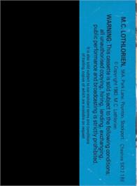 Box back cover for Special Operations on the Amstrad CPC.