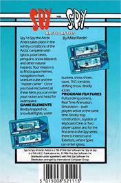Box back cover for Spy vs. Spy III: Arctic Antics on the Amstrad CPC.