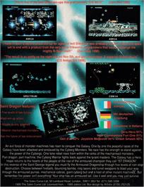 Box back cover for St Dragon on the Amstrad CPC.
