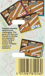 Box back cover for Strike on the Amstrad CPC.