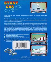Box back cover for Stunt Car Racer on the Amstrad CPC.