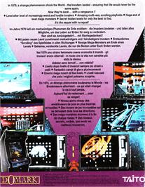 Box back cover for Super Space Invaders on the Amstrad CPC.