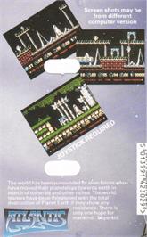 Box back cover for Superkid In Space on the Amstrad CPC.