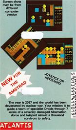 Box back cover for Survivors on the Amstrad CPC.
