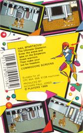 Box back cover for Sword Slayer on the Amstrad CPC.