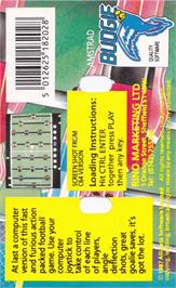 Box back cover for Table Football on the Amstrad CPC.