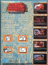 Box back cover for Templos Sagrados, Los on the Amstrad CPC.