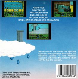 Box back cover for Terramex on the Amstrad CPC.