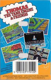 Box back cover for Thomas The Tank Engine And Friends on the Amstrad CPC.