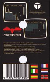 Box back cover for Thrust 2 on the Amstrad CPC.
