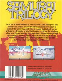 Box back cover for Time and Magik: The Trilogy on the Amstrad CPC.