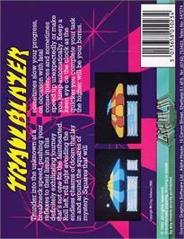 Box back cover for Trailblazer on the Amstrad CPC.