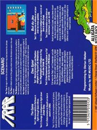 Box back cover for Trap on the Amstrad CPC.