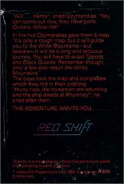 Box back cover for Tripods, The on the Amstrad CPC.
