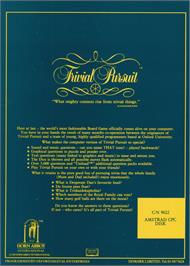 Box back cover for Trivial Pursuit - Genus Edition on the Amstrad CPC.