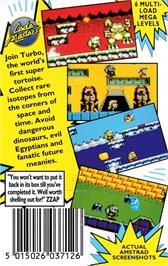 Box back cover for Turbo the Tortoise on the Amstrad CPC.