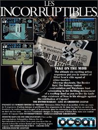 Box back cover for Untouchables, The on the Amstrad CPC.