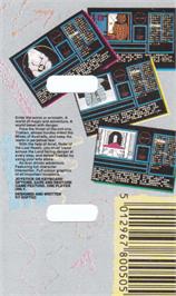 Box back cover for Venom on the Amstrad CPC.