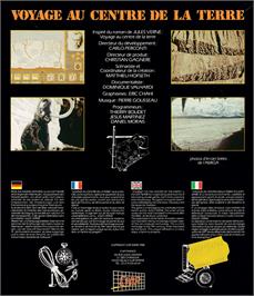 Box back cover for Viaje Al Centro De La Tierra on the Amstrad CPC.
