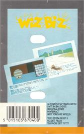 Box back cover for Wiz-Biz on the Amstrad CPC.