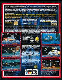 Box back cover for X-Out on the Amstrad CPC.