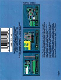 Box back cover for XARQ - The Zimmerman Trenches on the Amstrad CPC.