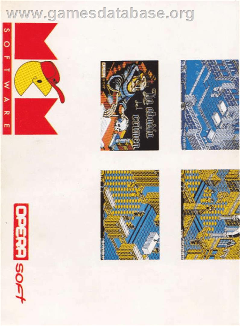 Abadia Del Crimen, La - Amstrad CPC - Artwork - Box Back