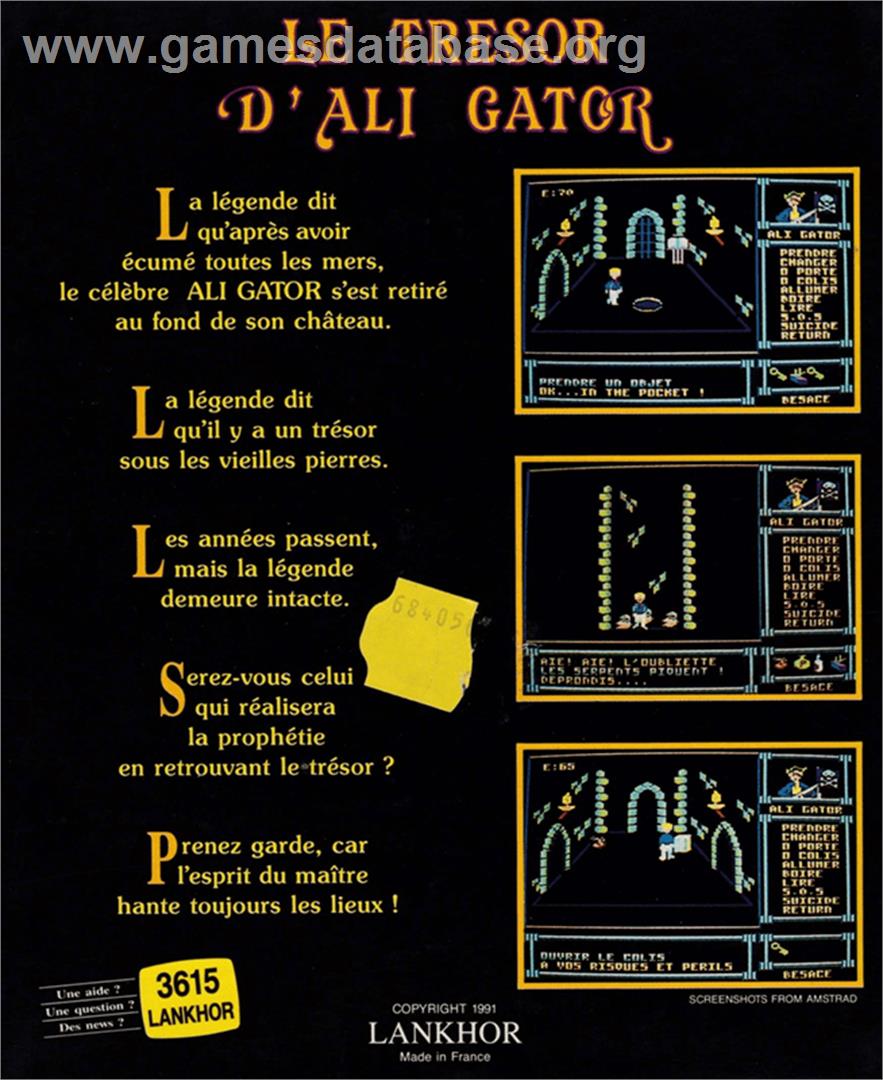 Awesome Earl in SkateRock - Amstrad CPC - Artwork - Box Back