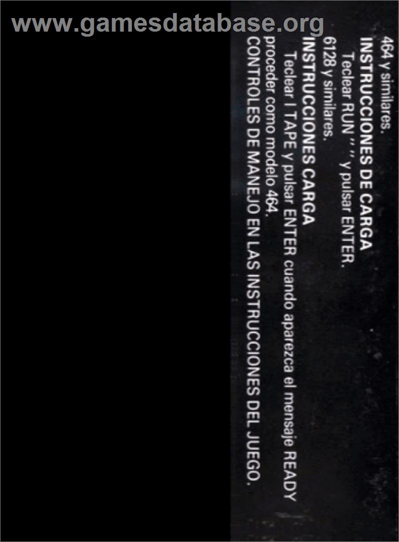 Beta 2515 - Amstrad CPC - Artwork - Box Back