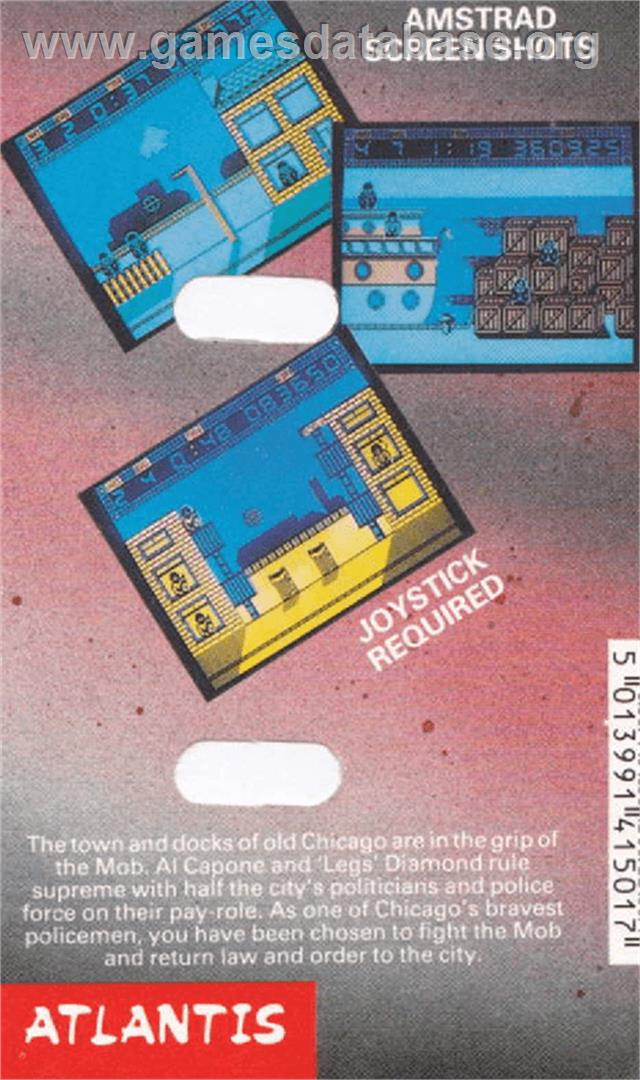 Crossfire - Amstrad CPC - Artwork - Box Back